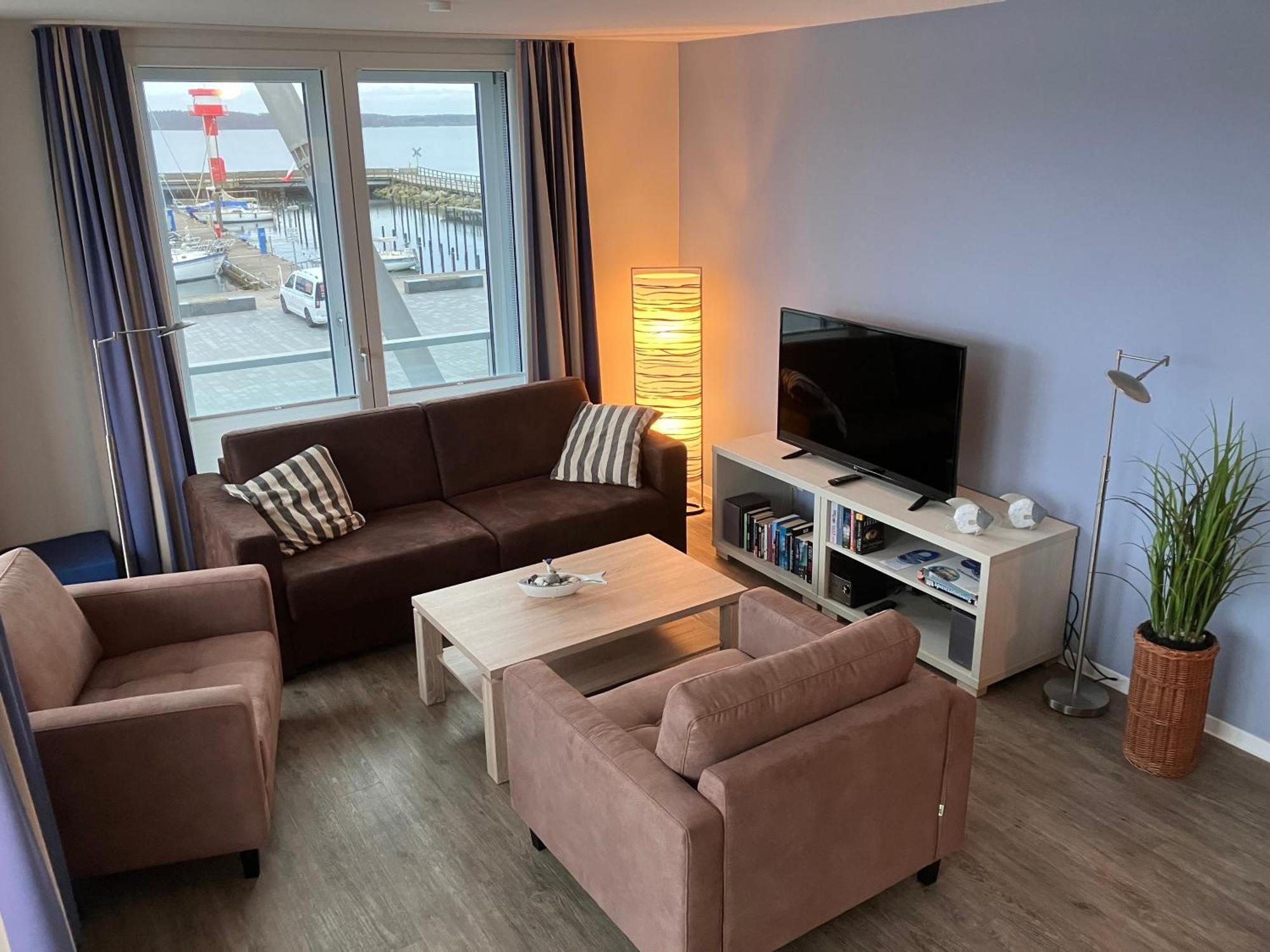 Apartment 10 - "Borbyblick" - Blickrichtung Hafen Und Offene See Eckernförde Екстериор снимка